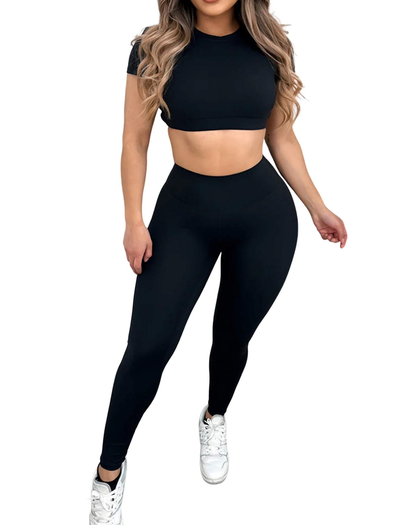 High Stretch Backless Gym Outfits for Women - image 1