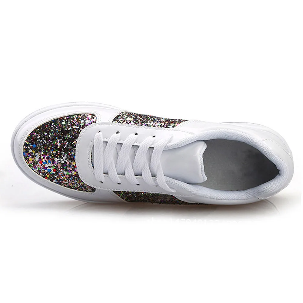 Sequin Wedge Sneakers - Sporty & Stylish! - image 2