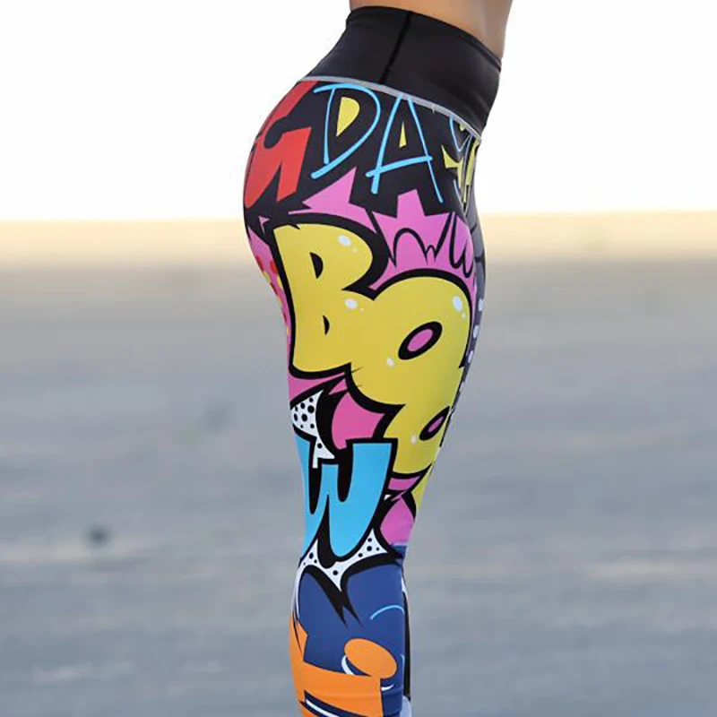 Stylish Print Yoga Pants for Women - Unique Fitness Wear - image 0