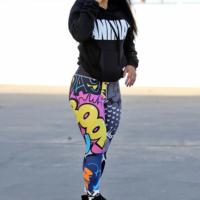 Stylish Print Yoga Pants for Women - Unique Fitness Wear - image 1