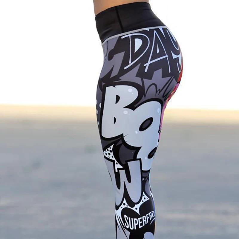 Stylish Print Yoga Pants for Women - Unique Fitness Wear - image 2