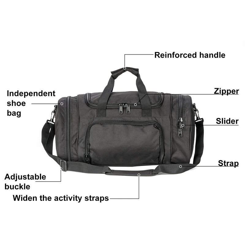 Tactical Travel Bag for Men - Durable & Spacious - image 0