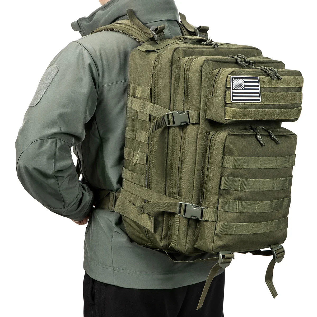 45L Tactical Backpack - Hiking, Camping, Fitness - image 10