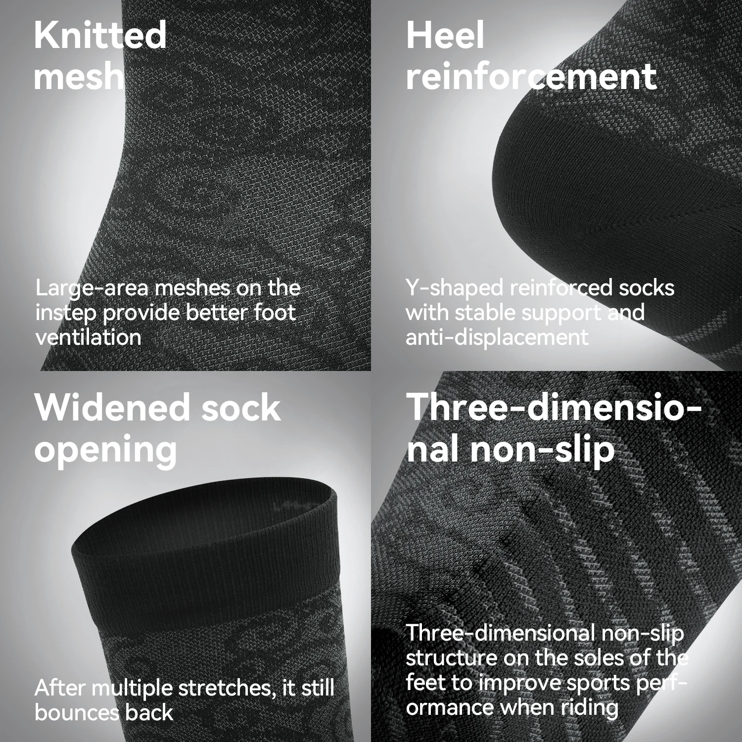 ROCKBROS Cycling Socks - Breathable, Anti-Odor - image 3