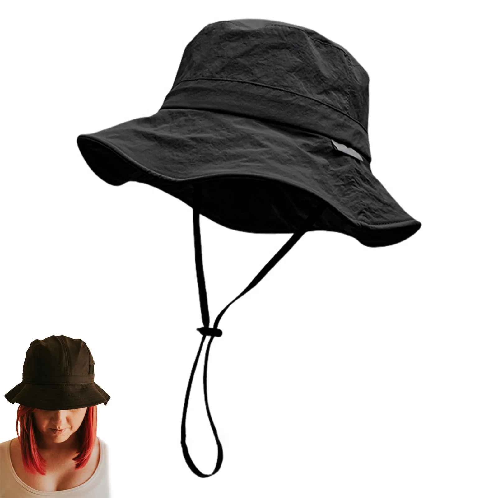 Women’s Fisherman Sun Hat – Adjustable Breathable Summer Bucket Hat with Wide Brim for Hiking, Travel & Outdoor Style