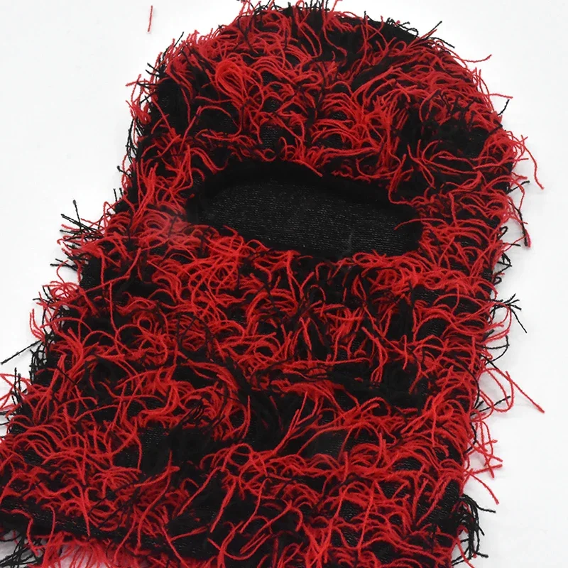 Fuzzy Knit Balaclava Ski Mask – Colorful Winter Face Mask for Men & Women, Full Head Cover for Outdoor Sports & Streetwear - image 0