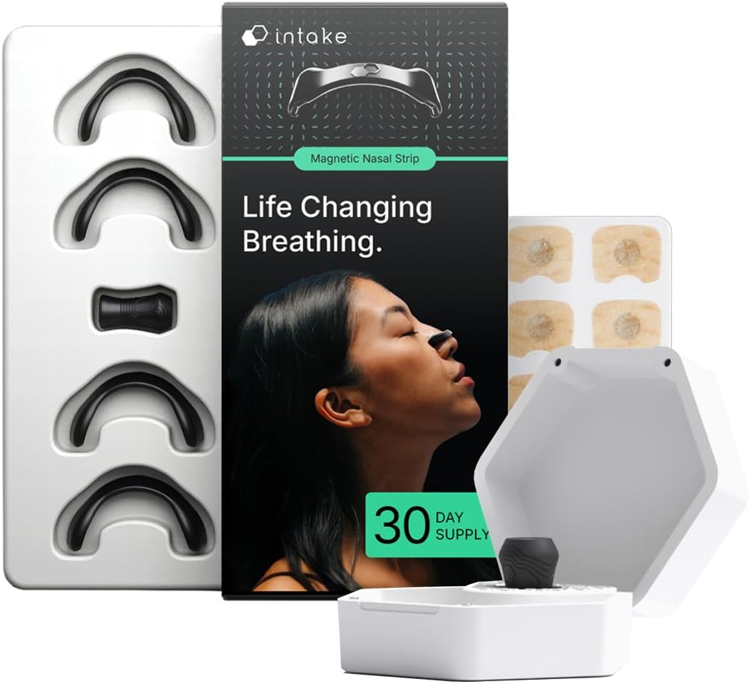 Skin Safe Magnetic Nose Strips - Boost Breathing & Sleep