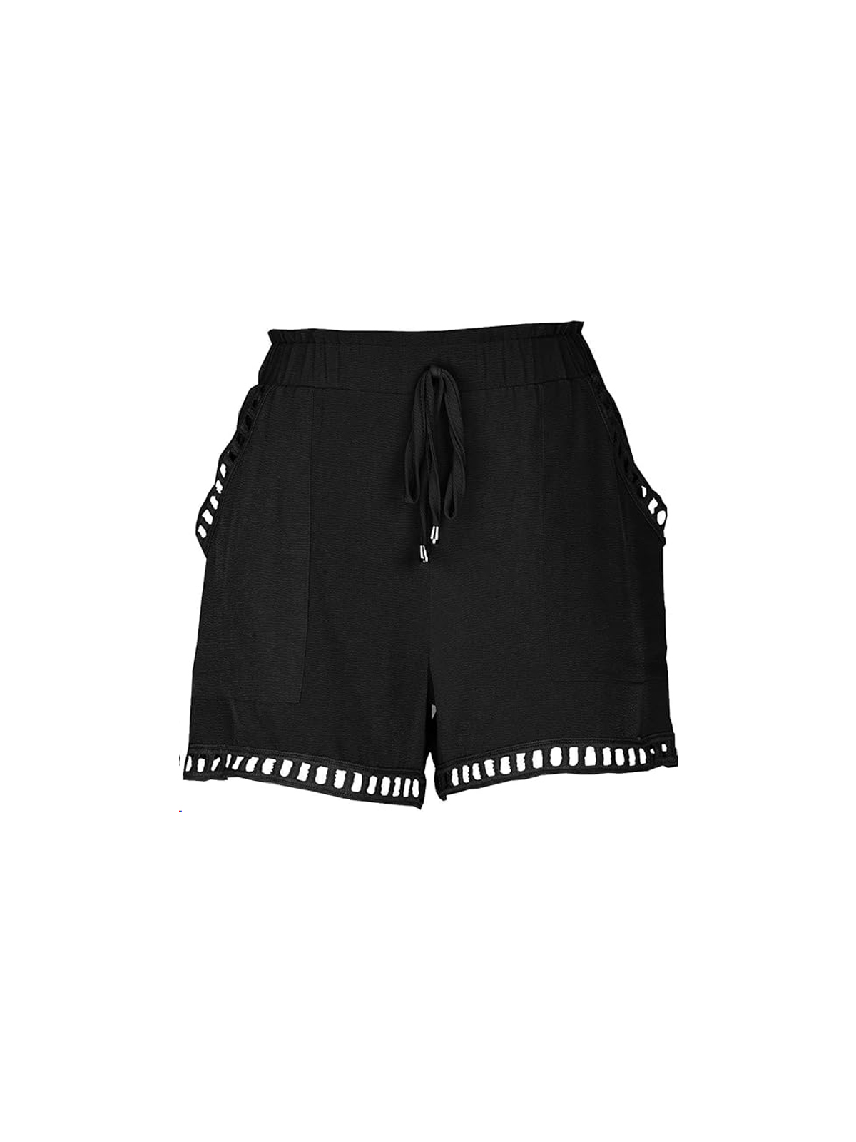 Chic Women's Hollow Out Pocket Waist Shorts