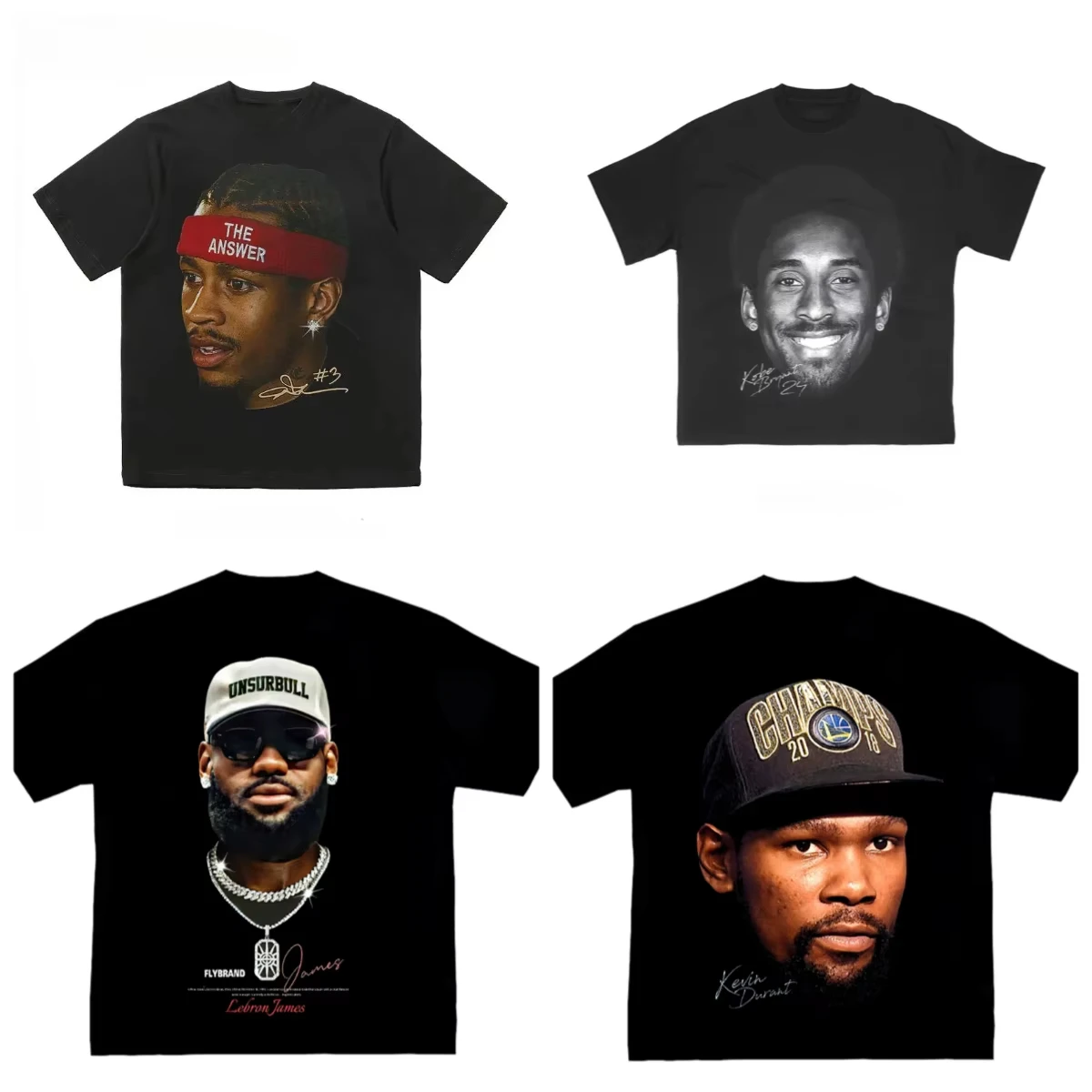 NBA Players Printed High Street T-Shirts