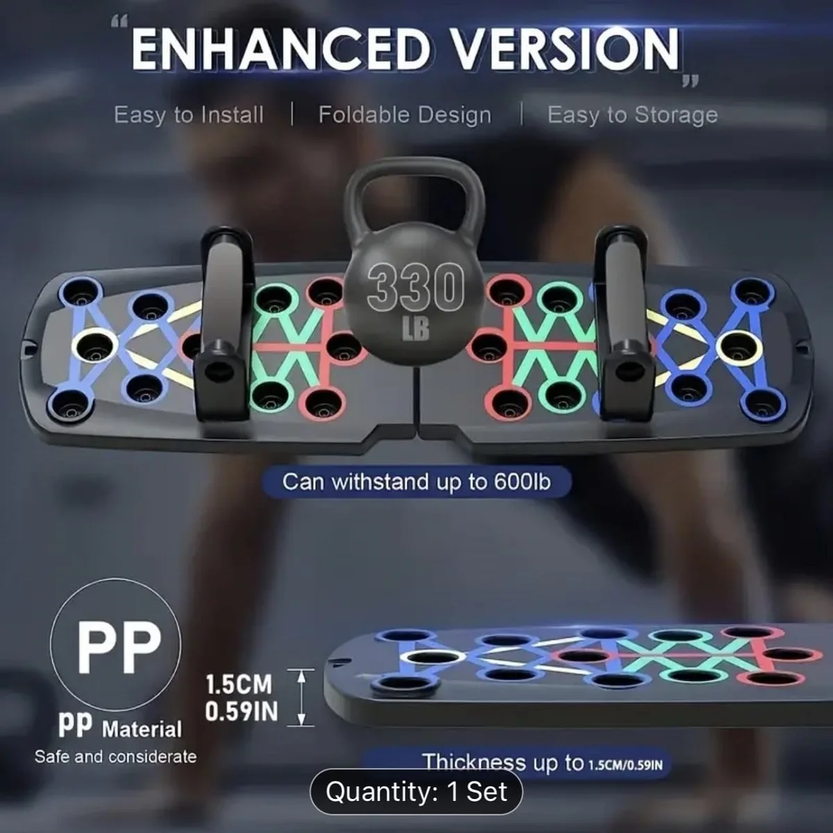 Portable Multifunctional Push-up Board - image 2