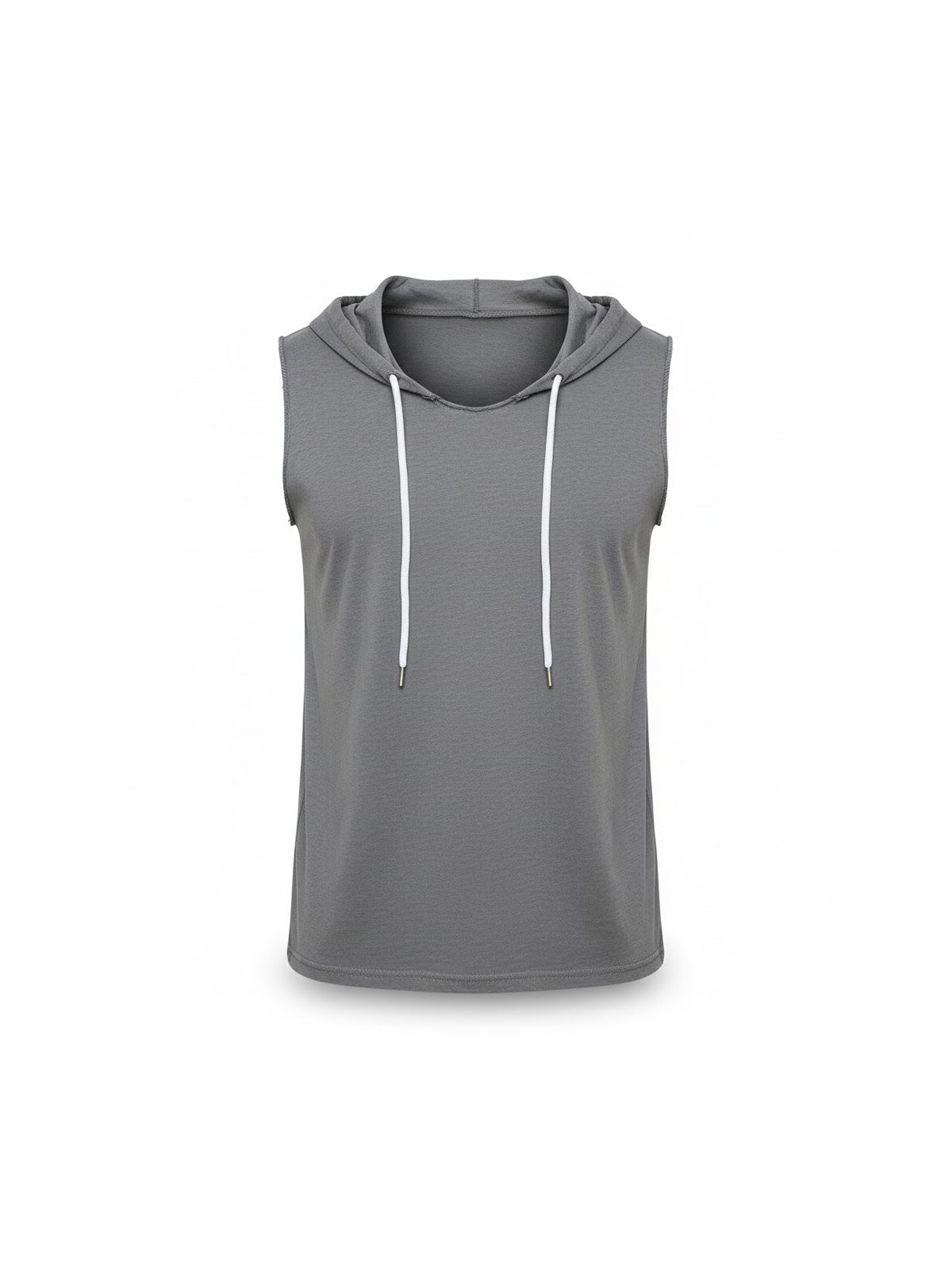 Men's Sleeveless Fitness Hooded Vest